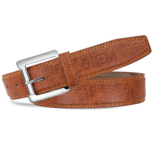 LOREM Brown Formal/ casual PU Leather Belt For Men BT05-BKL06