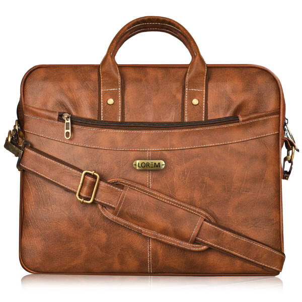 LOREM Faux Leather 10L Messenger Bag For Men & Women