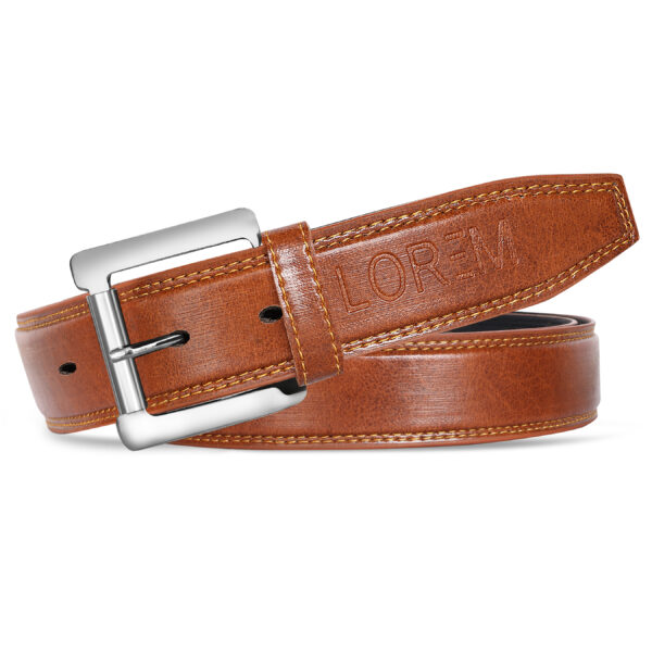 LOREM Brown Formal/ casual PU Leather Belt For Men BT08-BKL06