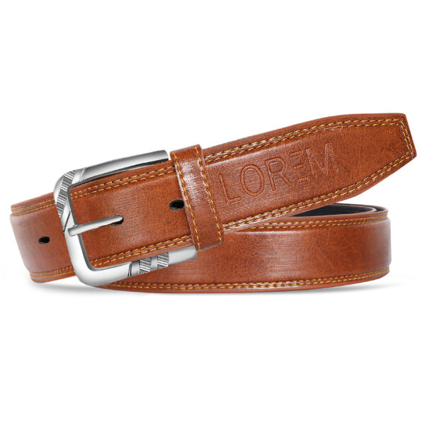 LOREM Brown Formal/ casual PU Leather Belt For Men BT08-BKL09