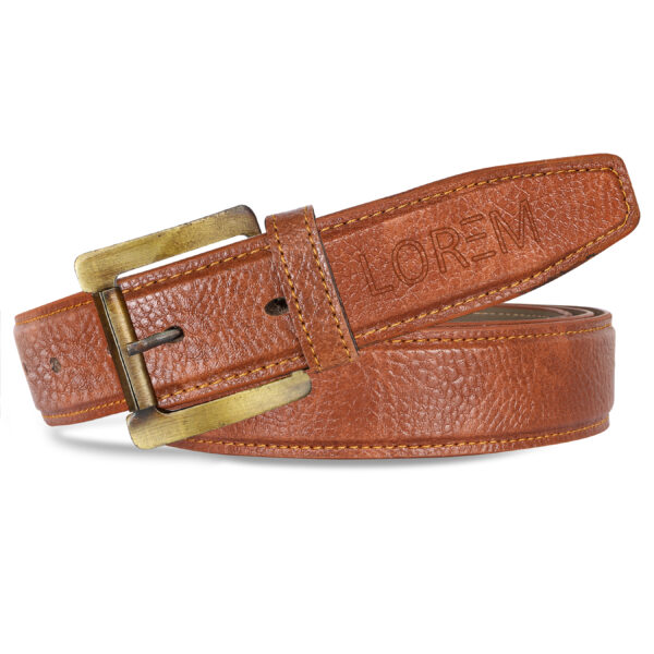 LOREM Black  Formal/ casual PU Leather Belt For Men BT14-BKL05