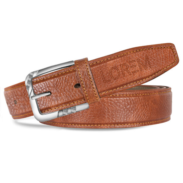 LOREM Brown Formal/ casual PU Leather Belt For Men BT14-BKL09