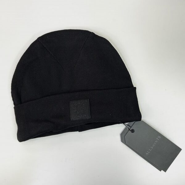 Allsaints Black Premium Beanies BLK-2055
