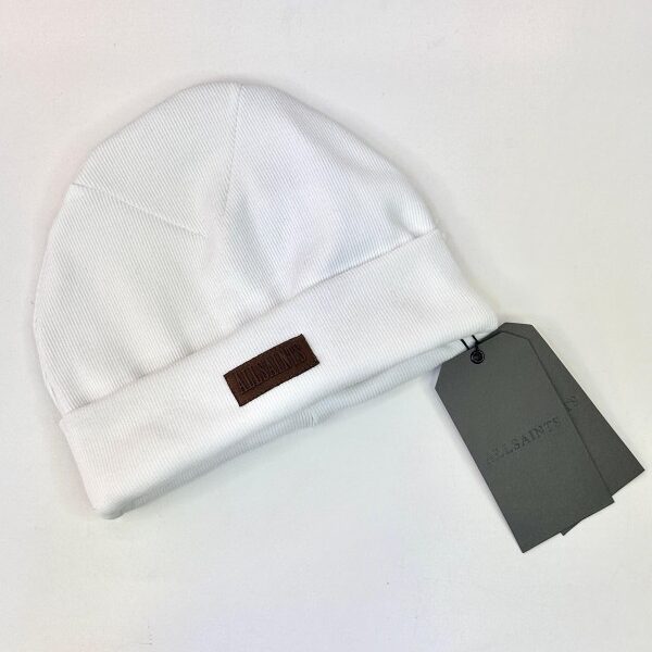 Allsaints White Premium Beanies WHI-2055