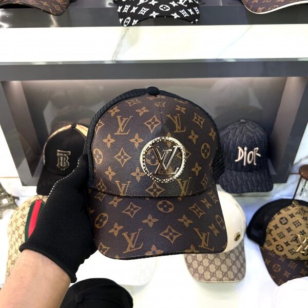 Louis_Vuitton Monogram Print Premium Cap 2103