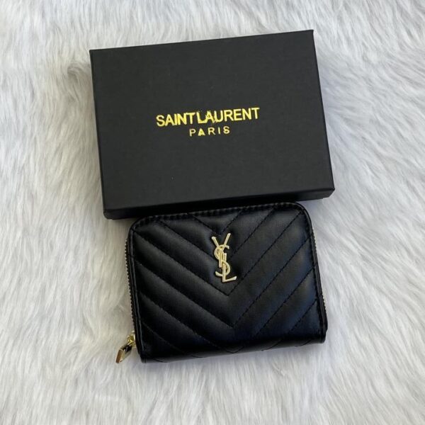 Ysl 99 Mini Zippy Wallet With Original Box Packing