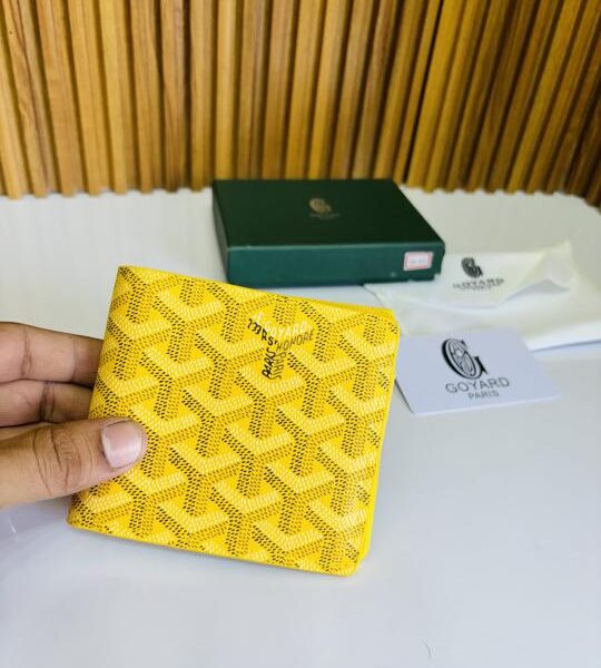 20 GOYARD YELLOW PREMIUM QUALITY WALLET